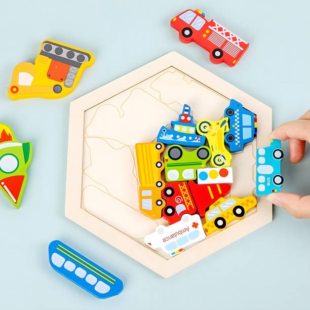 Johnnie Boy Wooden Professions Puzzle Board for Kids | Educational Learning Toy with Communi