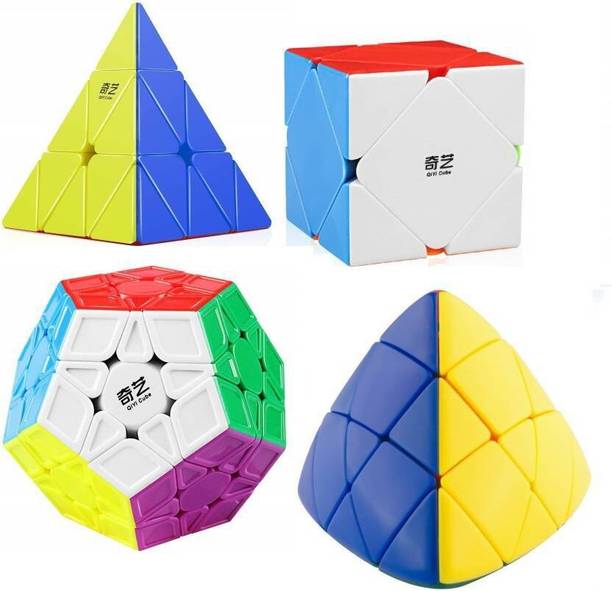 Authfort Pyramid, Megaminx, Skweb, Mastermorphix cube set