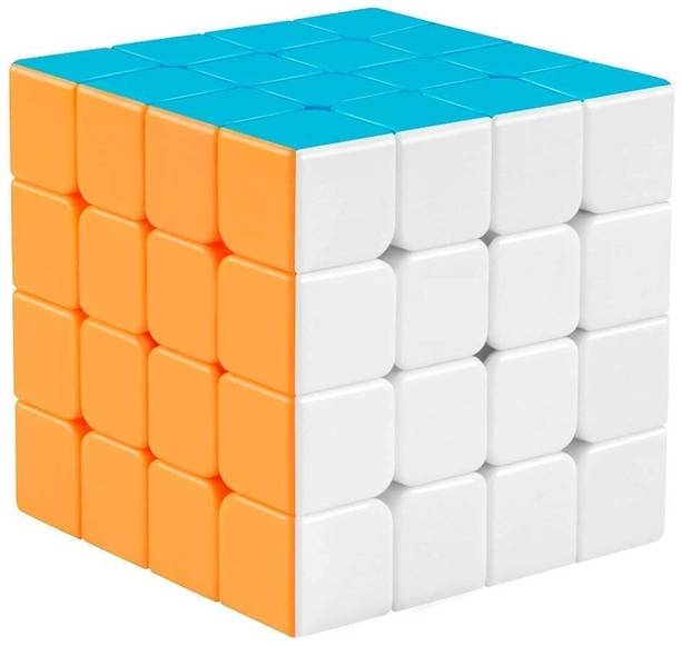 Prashwe 4X4 Speed Cube Puzzle for Kids & Adults, Sticker Less Speed Cube