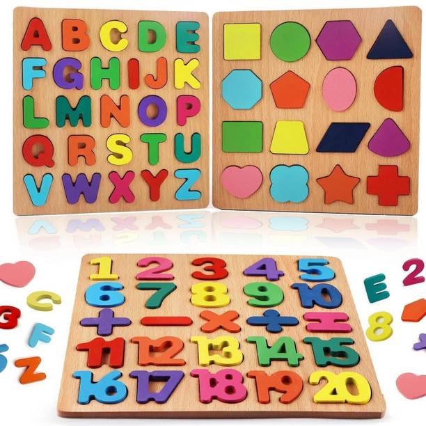 ICHHA HOUSE Wooden Puzzle Set