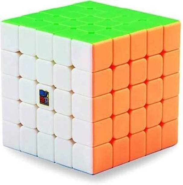 Lacasada 5X5 Cube Stickerless Speed Cube Magic Cube Puzzle for (Solve Method Included)