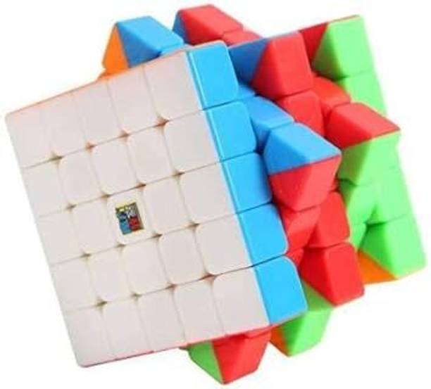 Basha Mall 5x5 Speed Cube Stickerless 5x5x5 Magic Cube Puzzle Game Toy