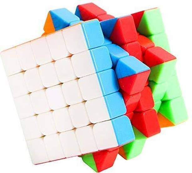 GOSHOPPE ENTERPRISES 5x5 Speed Cube Stickerless 5x5x5 Magic Cube Puzzles Toys