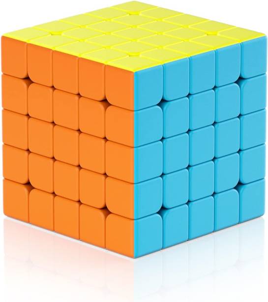 Kiditos MoYu 5x5 Meilong Cubing Classroom 5x5x5 Stickerless Speed Cube Magic Puzzle