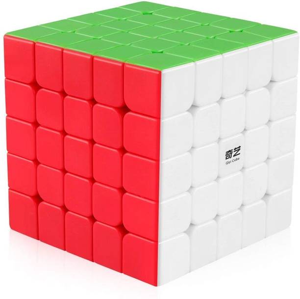 BAFARAGLOBAL Premium 5x5 Magic Cube Puzzle Smooth Rotation Educational Brain Game for Kids
