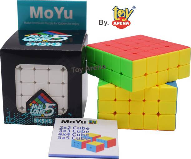 Toy Arena High Speed 5x5x5 Soft Corner Rubik Cube Toy Increase Your Child Curiosity