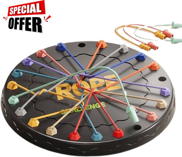 CountryLink Brain Rope Challenge Strategy Game,Skill Development Educational PuzzleBoard Toy