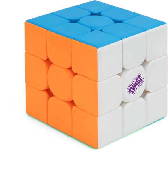 कुरिऔस जॉर्ज Twist 3x3 Stickerless Speedcube Magic Puzzle