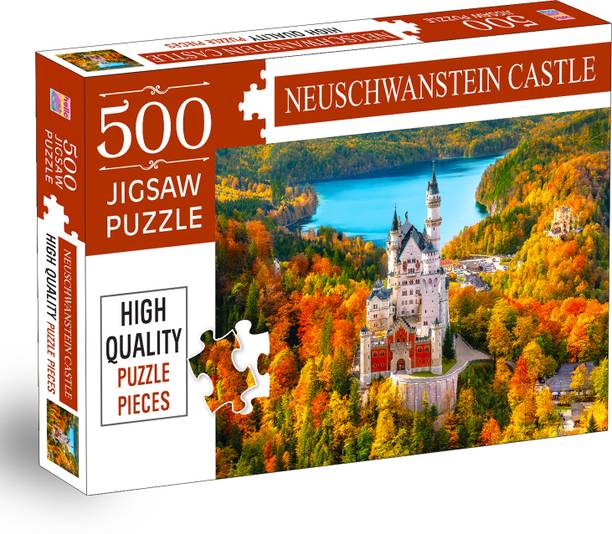 HELLO FRIEND Neuschwanstein Castle Jigsaw Puzzles for Kids and Childrens – Ages 9+