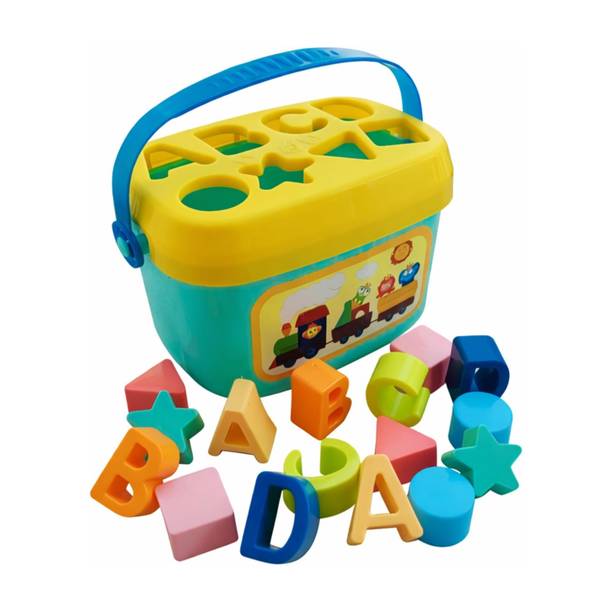 lera Baby Fist Educational Blocks Shape, Learning A B C D Baby Toy , 16 Pcs ABCD