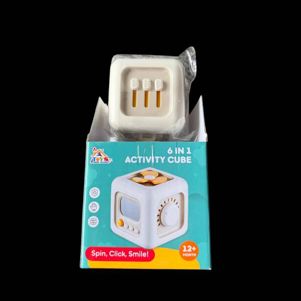 BHVMEY Educational Multi Activity Cube for Toddlers Early Learning Toy