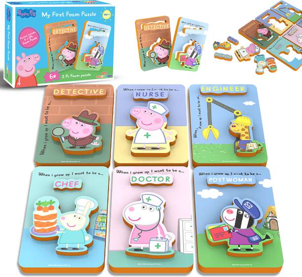 Wembley Peppa Pig My First Foam Career Puzzle for Kids