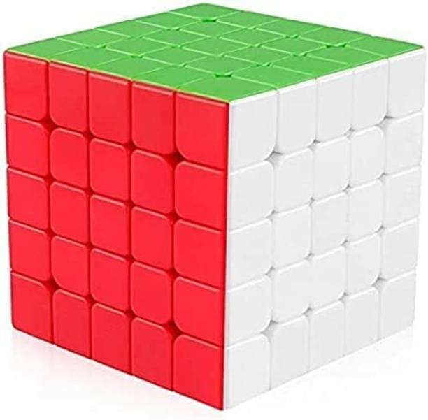 Plutofit 5x5 High Speed Cube Stickerless Puzzle