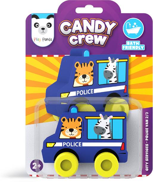 PLAY PANDA Candy Crew City Services PoliceVan