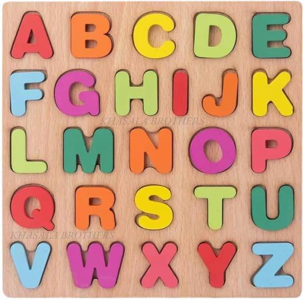 Alafi wooden abcd board Alphabet Number Shape learning / educational skill game