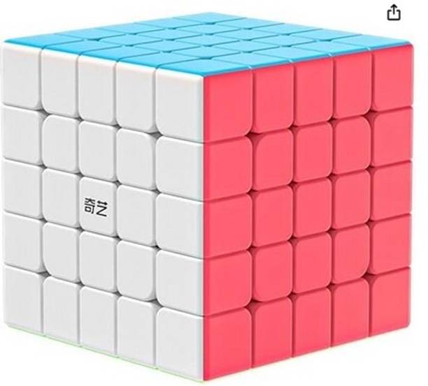 AKFLICKS 5x5 Stickerless Bright Magic Cube