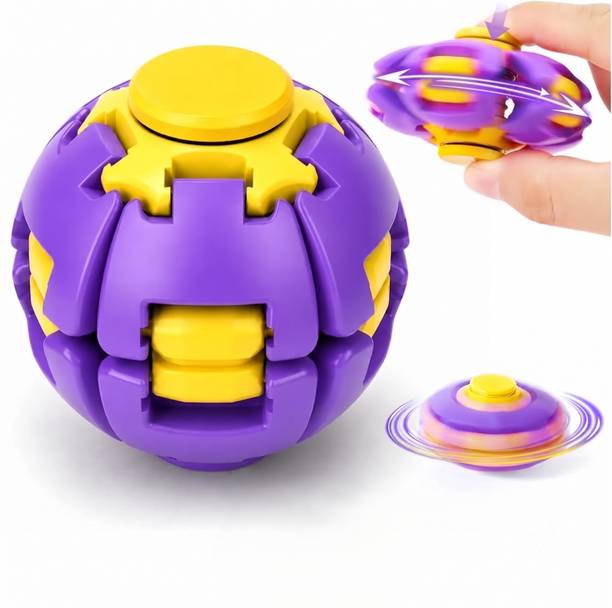 Ragiluxe Mechanical Spinner Ball Magnetic Sensory Toy for Children