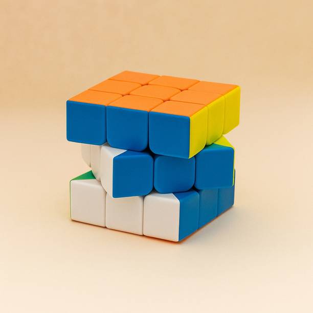 StupidCart Premium 3x3x3 Magic Cube | Smooth Turning Speed Cube Toy for Beginners & Pros