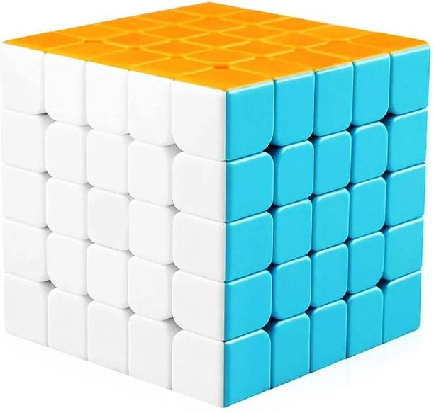 KOBBET Magic 5x5 High Speed Super Smooth Cube Stickerless (PACK OF 1)