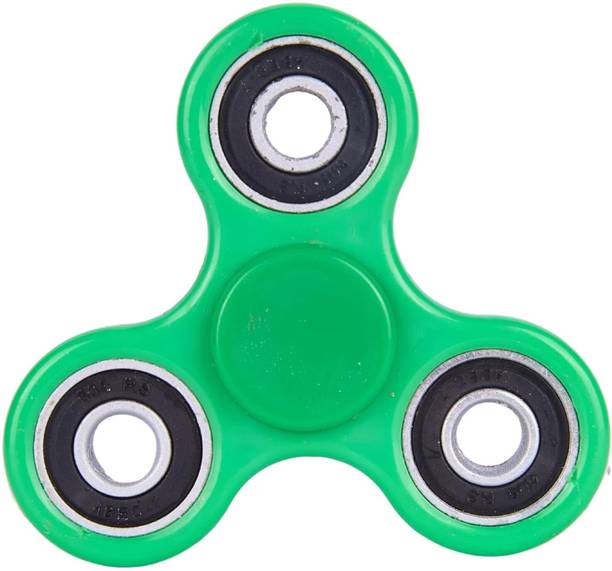 PREMSONS Fidget Spinner 608 Four Bearing Ultra Speed Tri Spinner Hand Spin Toy Green Black Wing Bearings