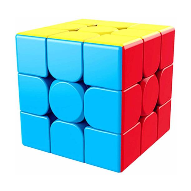 D ETERNAL MoYu MeiLong 3x3x3 High Speed Stickerless Magic Puzzle Cube Game Toy ,Multicolor