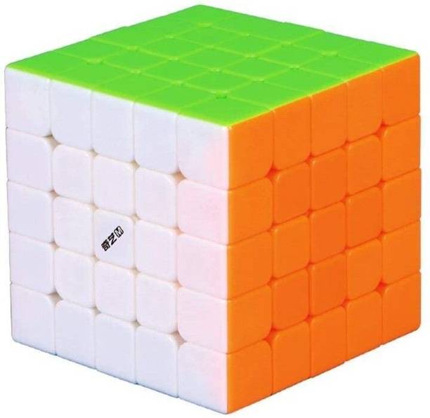 Cuberkart QiYi 5x5 Magnetic Stickerless Speed Cube – Smooth & Durable 65mm Puzzle Cube