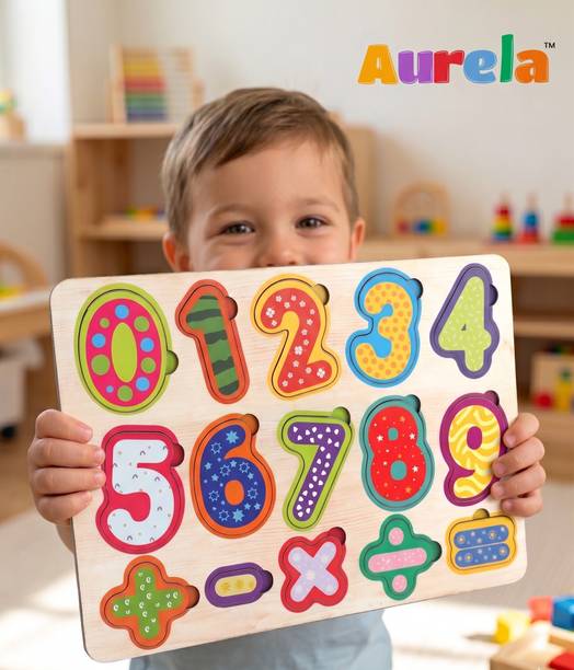 Aurela Wooden Numerical Puzzles
