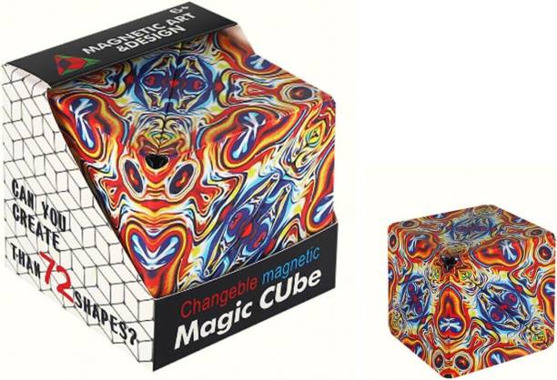 ARIZON 3D Fun Magnetic Cube Puzzle Box | Shape Shifting Cube| Infinity Cubes