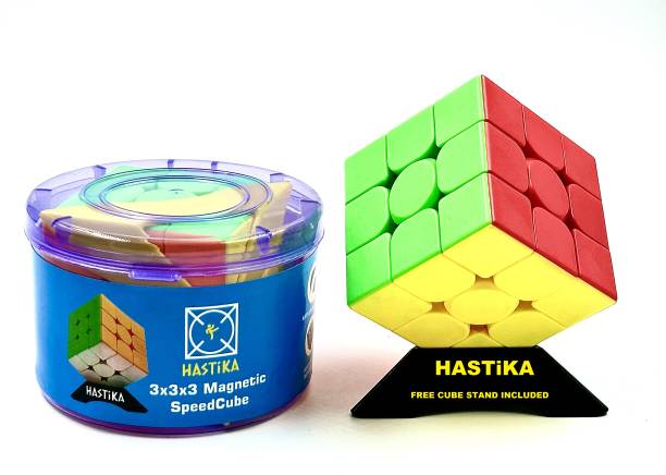 HASTiKA Cube 3x3 High Speed Magnetic Stickerless Speed Cubes Puzzle 3 by 3