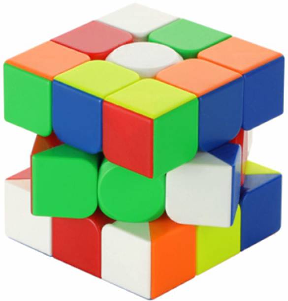 Aditi Toys Cubestar 3x3 Highspeed Stickerless Cube Puzzle For Kid Above 6 Year,BIS Approved
