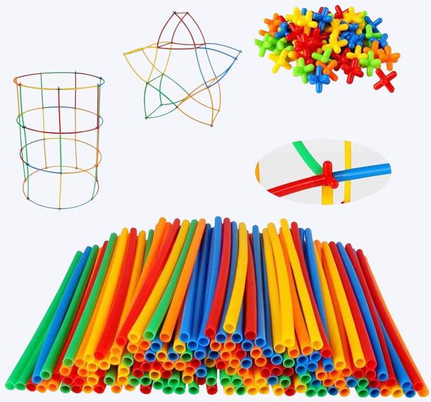 मायने Straws & Connectors Building Construction Set-100pcs