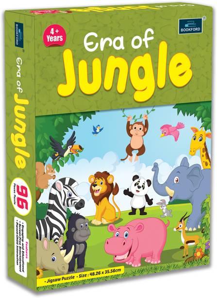 BOOKFORD Era Of Jungle Jigsaw Puzzle Game & Fun and Learning