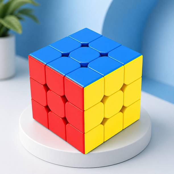 D-fix 3x3 Cube for Kids, Speed Cube Puzzle for Kids & Adults