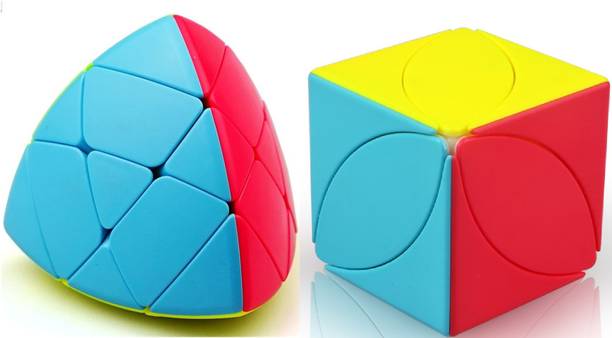 Authfort Mastermorphix stickerless 3X3 Magic Cube & LEAF cube Combo 2
