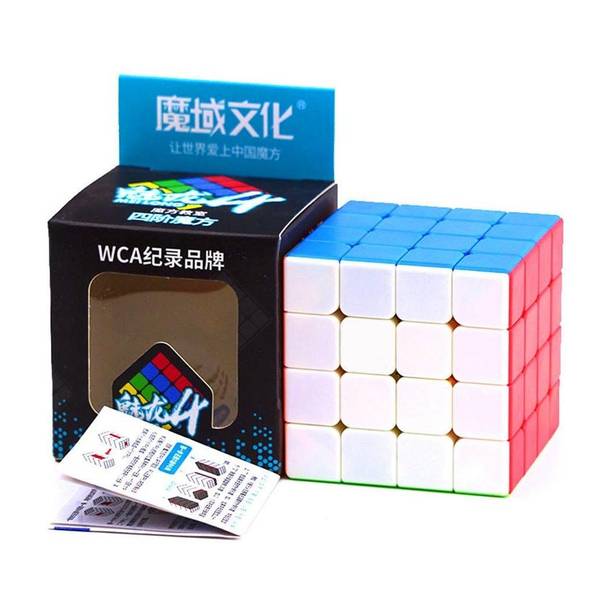 D ETERNAL MoYu MFJS MeiLong 4 4X4X4 High Speed Stickerless Magic Puzzle Cube Toy ,Multicolor