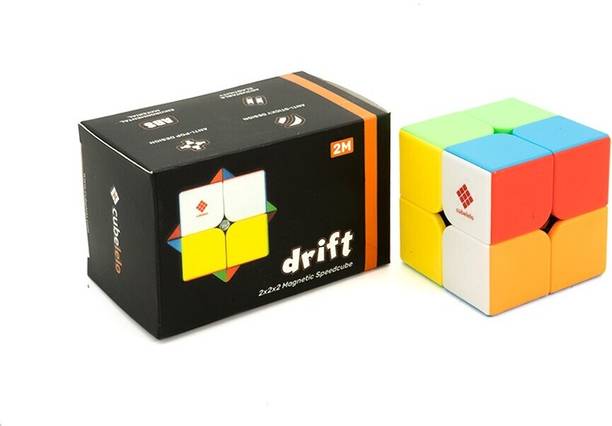 Cubelelo Drift 2M 2x2 Stickerless Speed Cube Magic Puzzle Toy