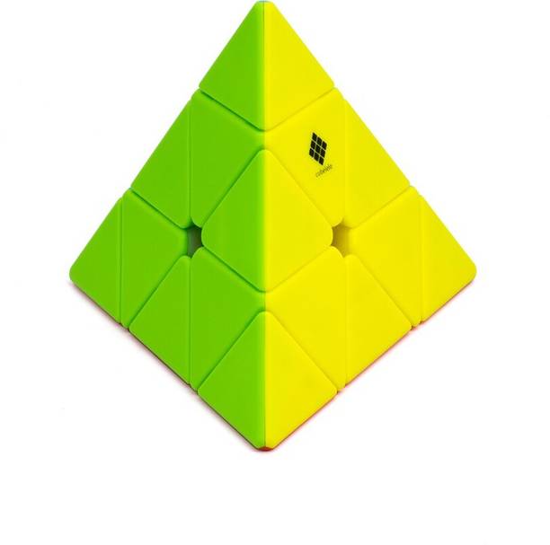 कुरिऔस जॉर्ज Drift Pyraminx Stickerless Speedcube Highspeed Magic Cube Puzzle