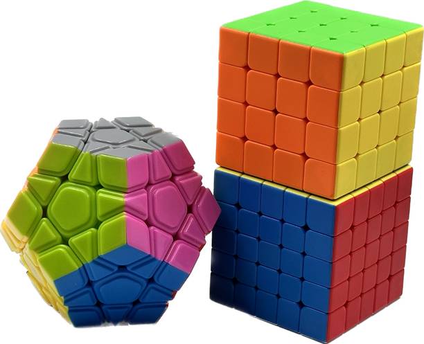 D ETERNAL Speed Cube Combo Set 4x4 5x5 and Megaminx Cubic Combo Bundle Puzzle Toy