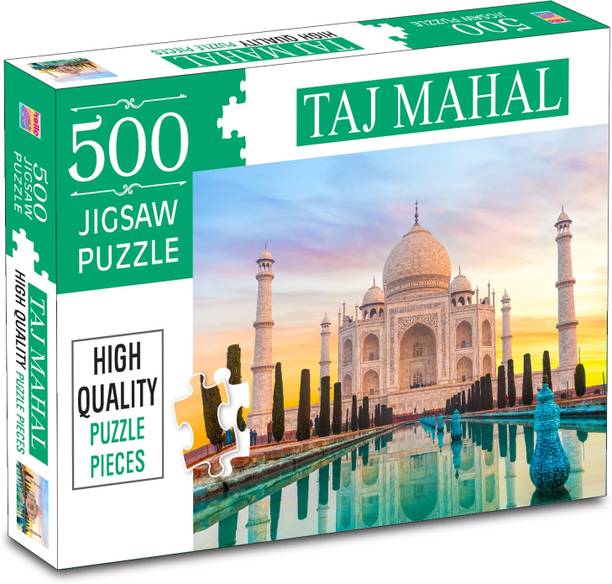 HELLO FRIEND Taj Mahal 500-Piece Jigsaw Puzzles for Kids and Childrens – Ages 9+