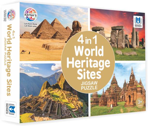 Ratnas World heritage sites Jumbo jigsaw puzzle (396 Pieces) (158