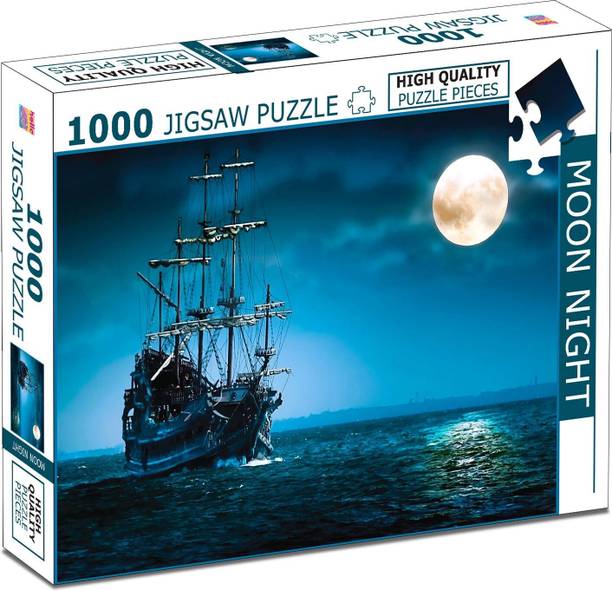 HELLO FRIEND 1000 Pcs Jigsaw Puzzle Moon Night