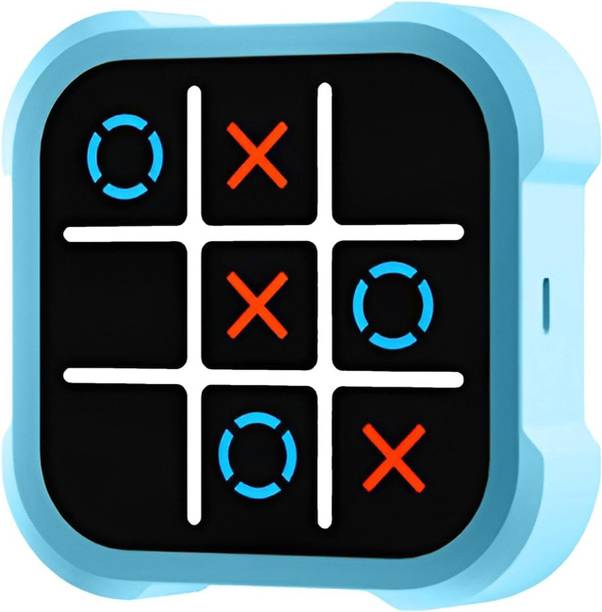 CountryLink Tic Tac Toe XO Board Smart Touch Light Grid Puzzle Game for Travel & Home