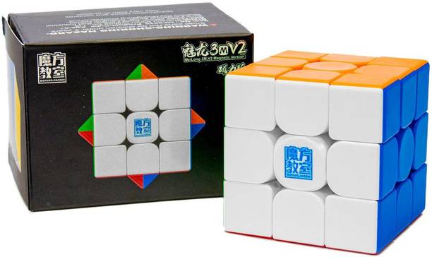 Cuberkart MoYu MeiLong 3M V2 3x3 Magnetic Speed Cube Puzzle Stickerless (Standard Version)