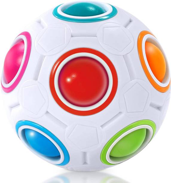 Primewell Colorful Sensory Puzzle Ball Toy for Kids Motor Skill Learning
