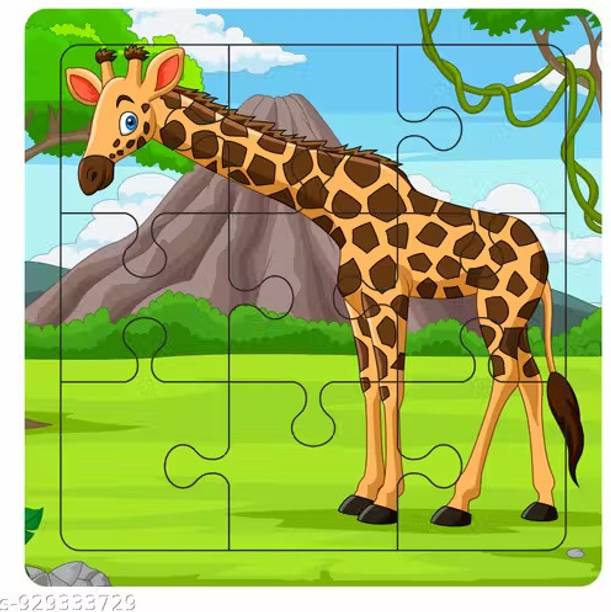 RK Toys Wooden Jigsaw Puzzle Set