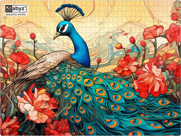 abyz royal feathers symphony color wooden puzzle play learn