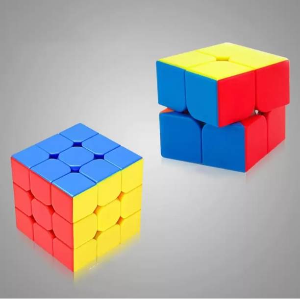 PIXPLAY 3X3 Puzzle Cube and 2X2 Puzzle Cube (Combo Set) for Kids