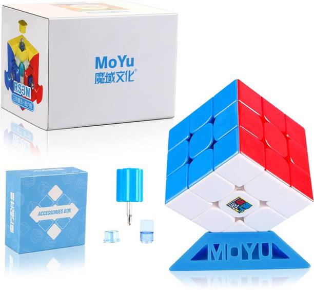 TOYRENTTO MoYu RS3M 3x3 Magnetic Speed Cube | Smooth Fast Cube Puzzle for Kids & Adults
