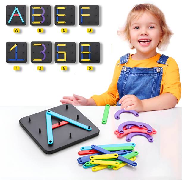 BOZICA Alphanumeric A-Z & Number Assembling Shape Learning Educational toys for kids