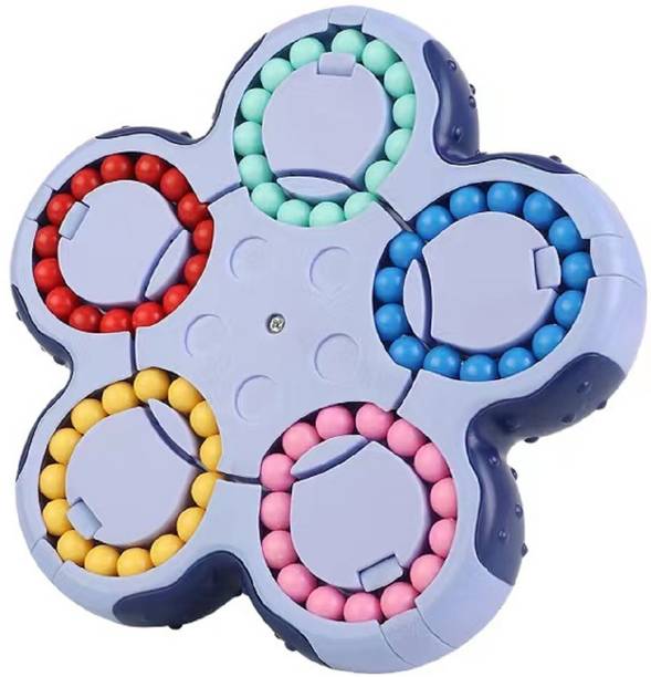 Skstore cube children educational toys double-sided rotating ball Five way Ten sided